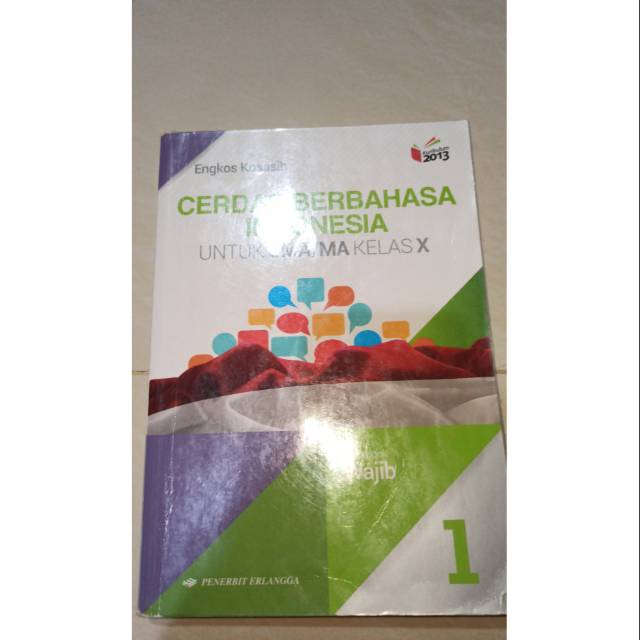 BUKU PAKET BAHASA INDONESIA KELAS 10 MULUS SEPERTI BARU