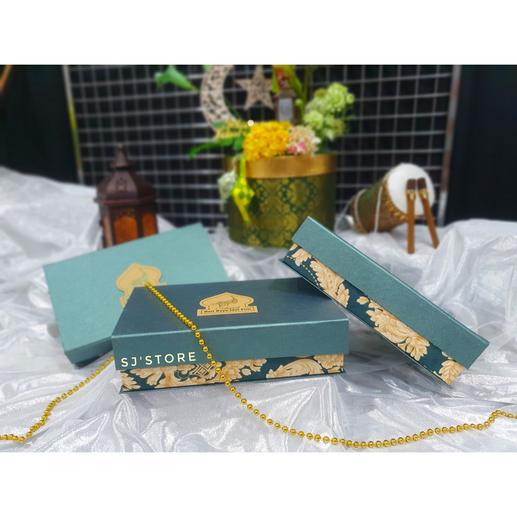 

Aksesoris dekorasi box kue kering hampers lebaran idul fitri