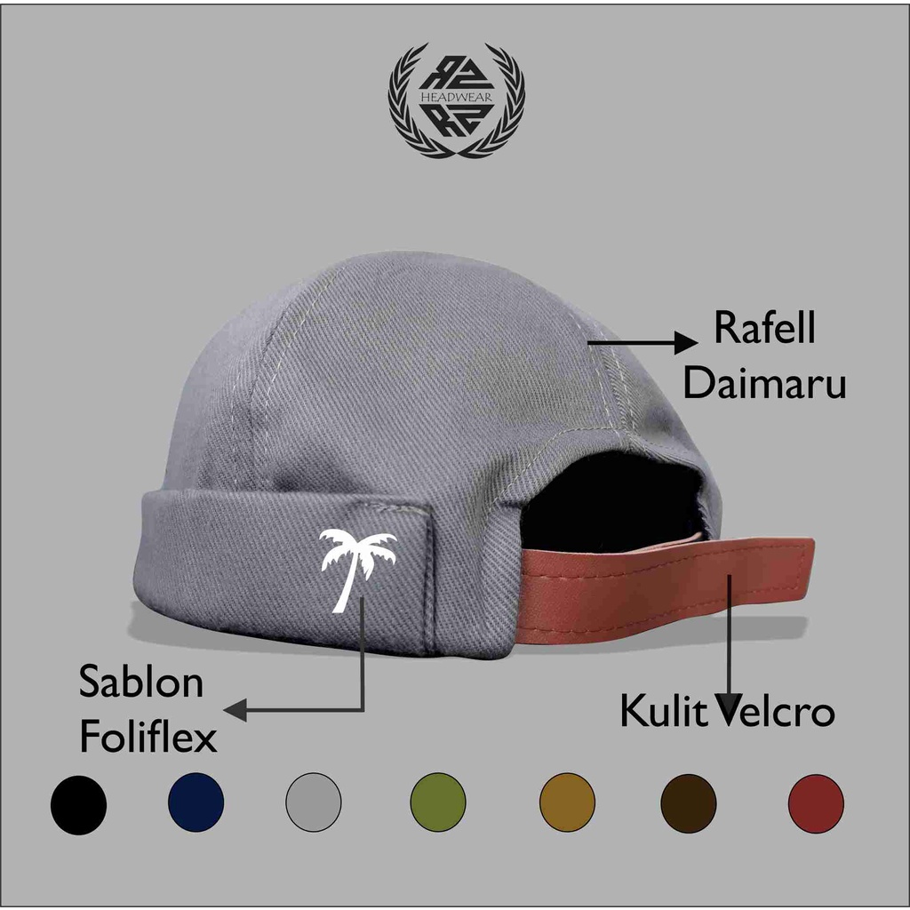 Topi Pria Dewasa Peci Uas (Mikihat) Logo Coconut Aksesoris Kekinian