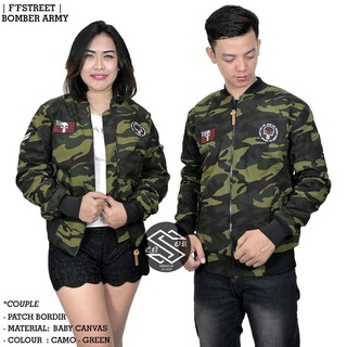 50+ Model Jaket Bomber Loreng HD