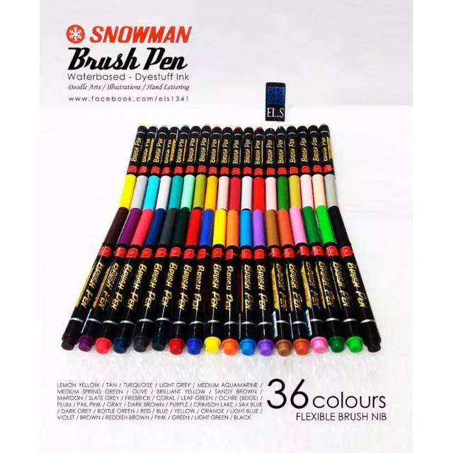 

SNOWMAN BRUSH PEN SATUAN