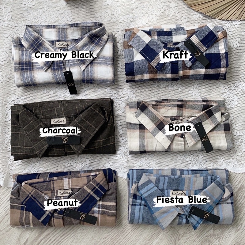 ANNA SHIRT / KEMEJA TARTAN WANITA-5
