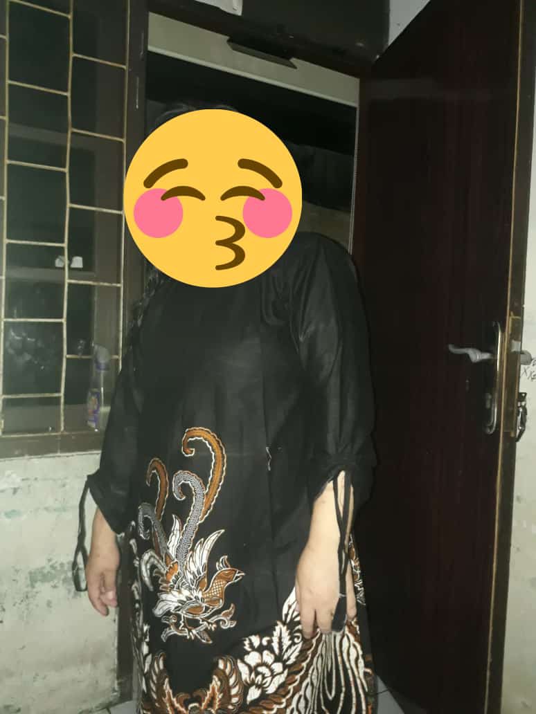 Batik Couple Keluarga Gamis Busui Motif Prasasti Batik Keluarga Seragam