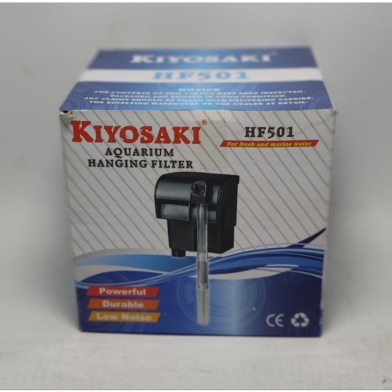 Filter Kiyosaki 501 Filter Gantung Kecil HF 501 - Hang On Filter Aquascape + Skimmer