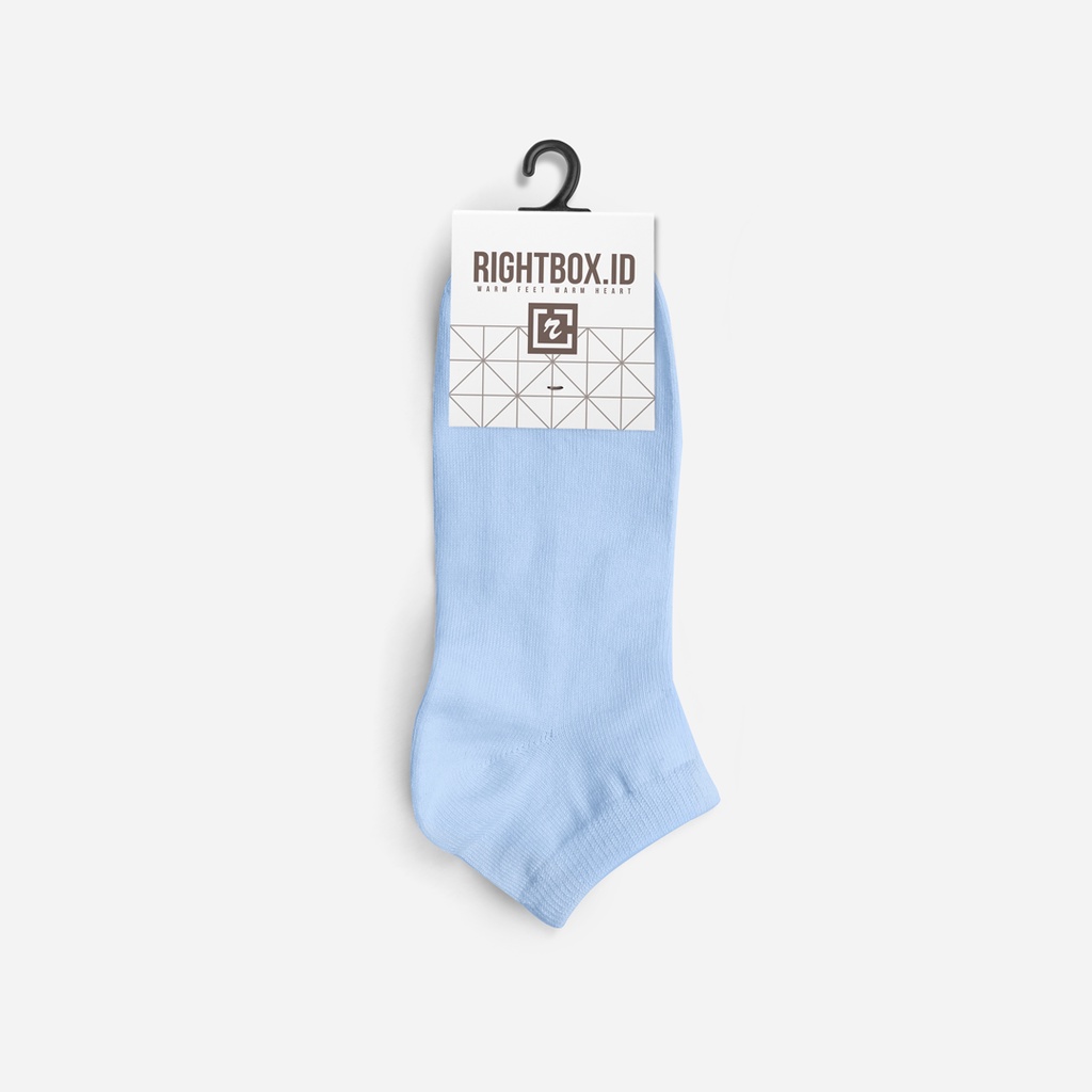 Kaos kaki Wanita, Rightbox Pendek Semata kaki-Light Blue