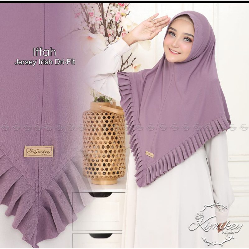 jilbab hIJAB Bergo instan IFFAH syari aldan aldhans arey rey kimikeY