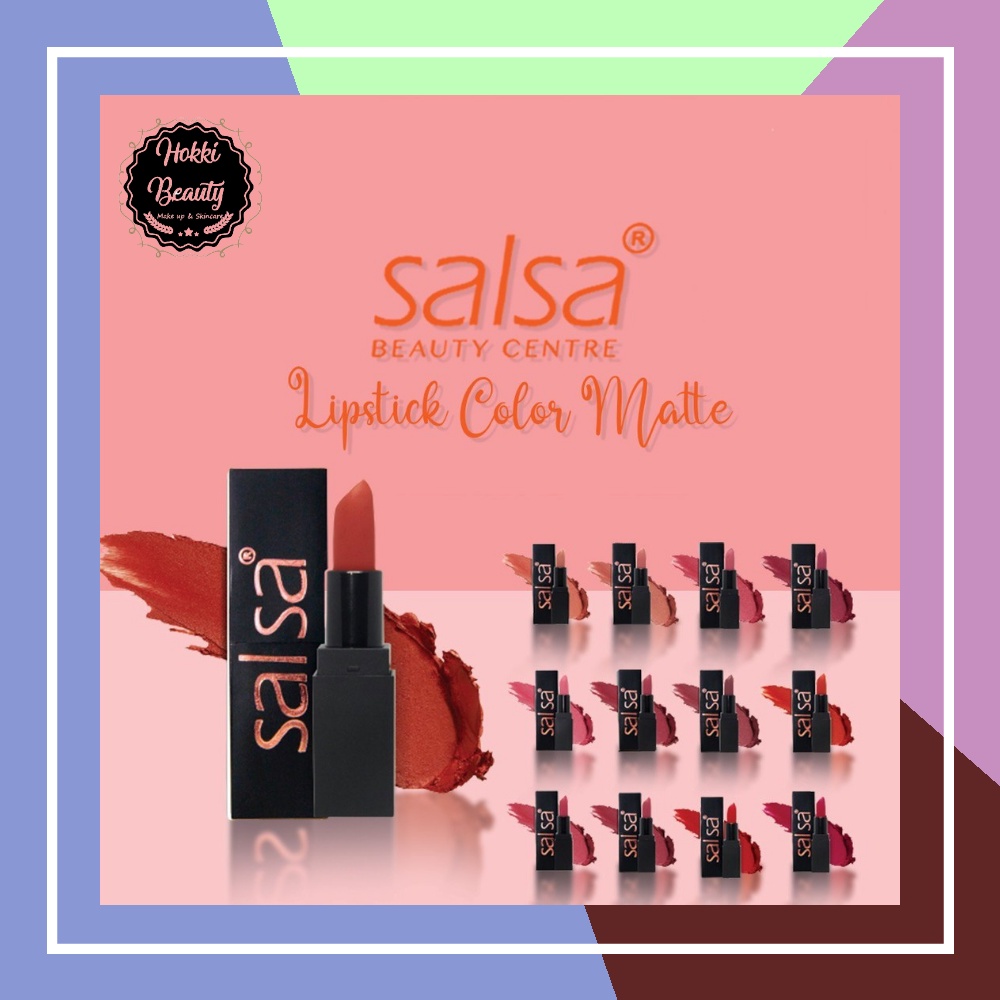 Salsa Matte Lipstick | Lipstik mate