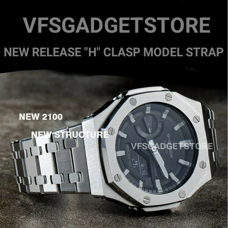 Bezel Strap metal metal bracelet g shock 2100 series atau type lain