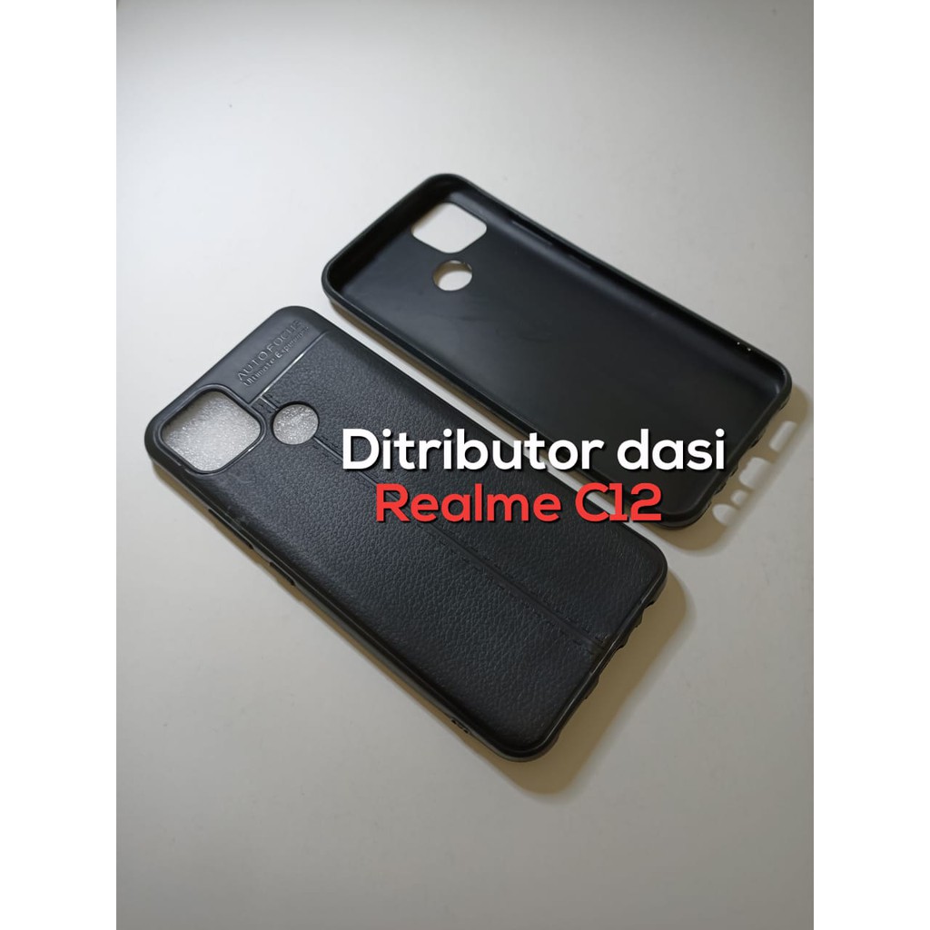 softcase silicon kondom hp auto focus realme c12 ready stok