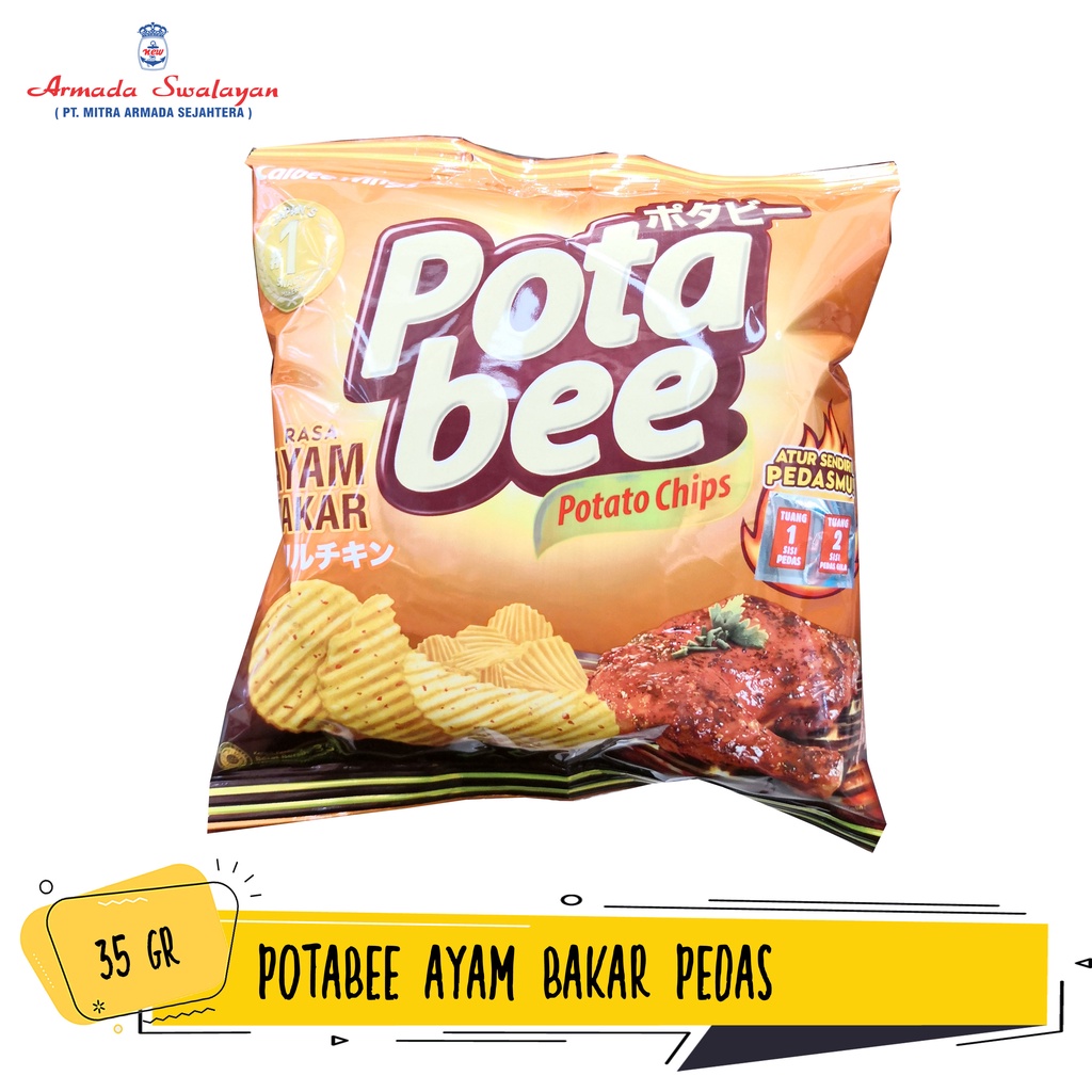 

Potabee Ayam Bakar Pedas 35g