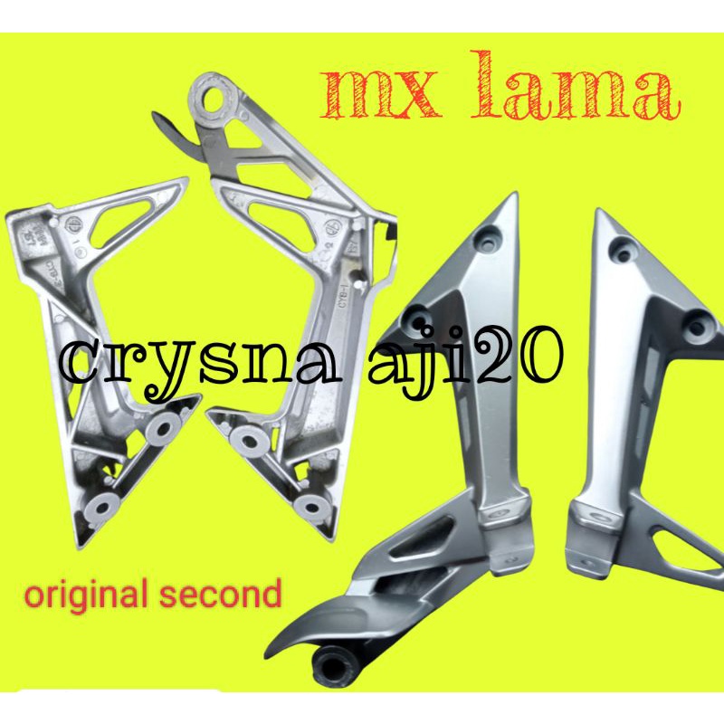 FOOT step postep pijakan kaki belakang Yamaha Jupiter MX lama ORIginal second copotan motor normal s