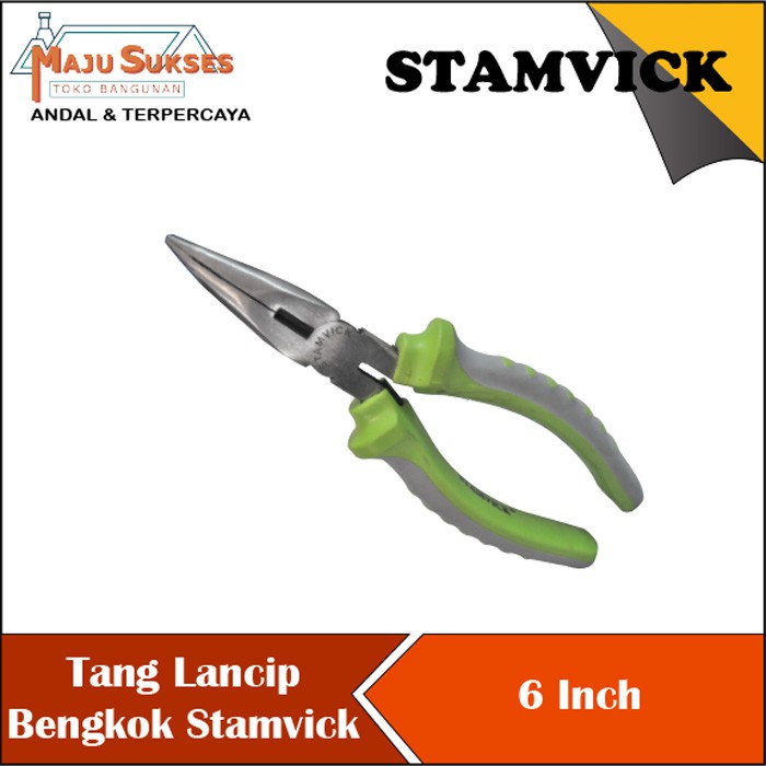 TANG LANCIP BENGKOK Tang Lancip Tang Capit Bent Nose Plier 6  in