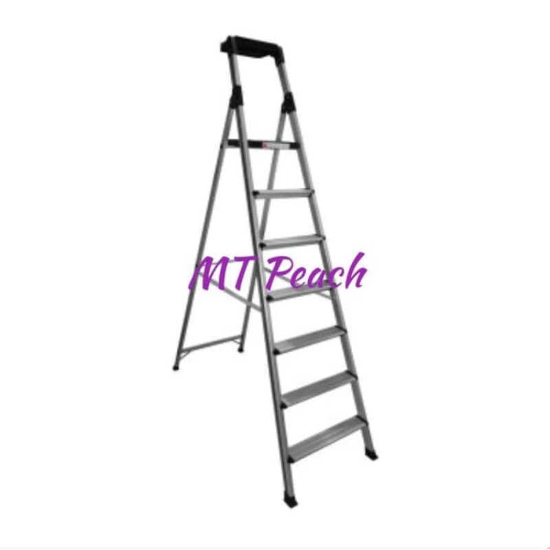 KRISBOW TANGGA ALUMINIUM DENGAN PEGANGAN TANGAN 7 STEP