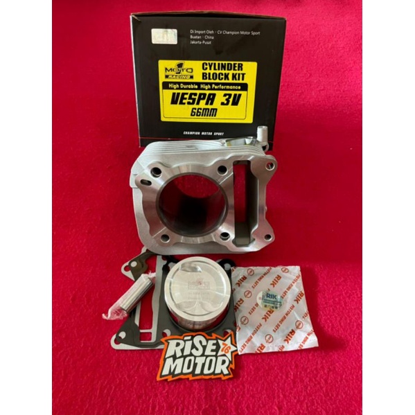 Blok seher Moto 1 Vespa 3V 66 mm