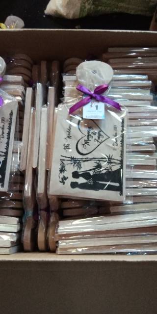 Moonmarket Souvenir Talenan Souvenir Pernikahan Unik (1 Paket Isi 50 Picis)