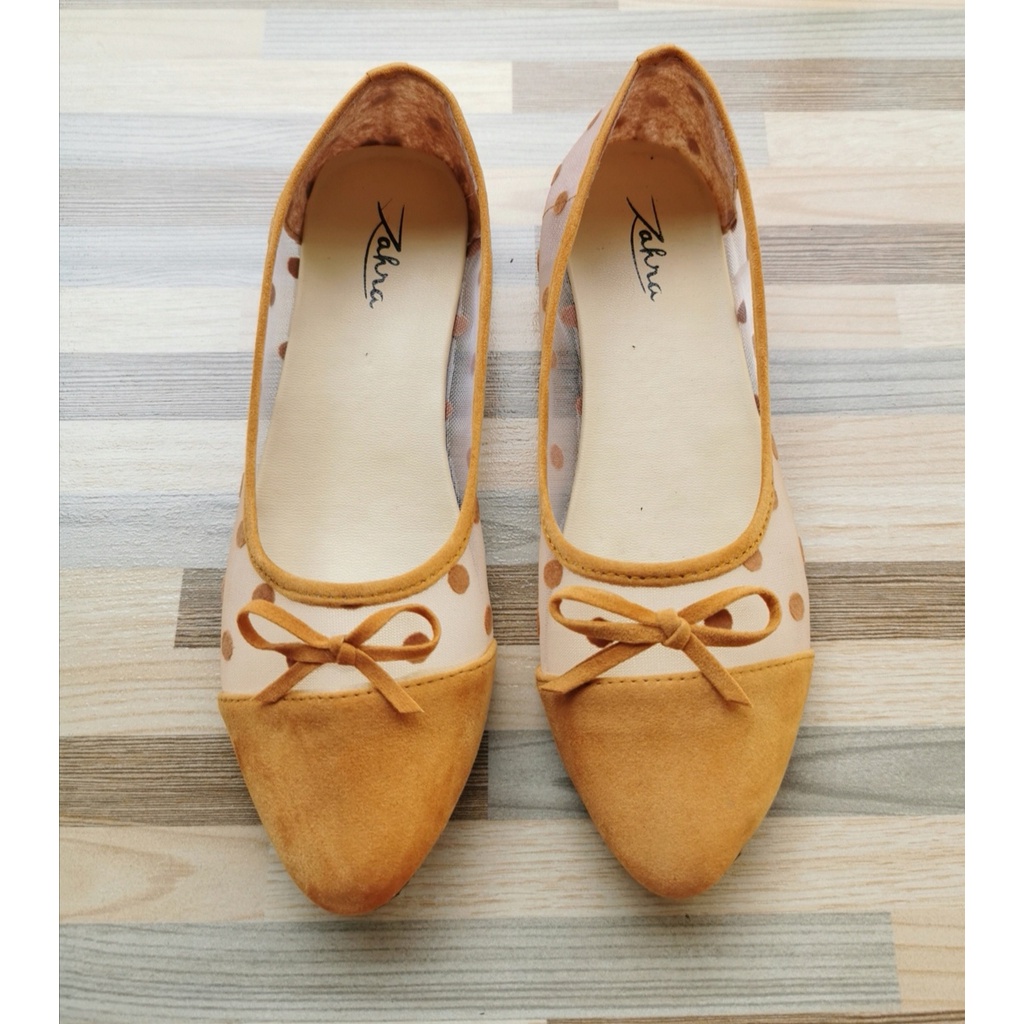 Arlaine- FLOW sepatu flat shoes wanita / sepatu brukat / sepatu flat / flatshoes pita