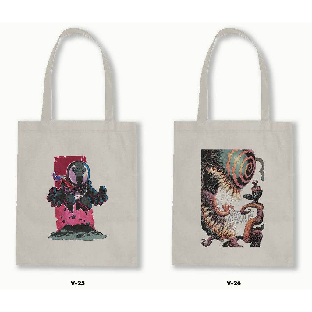 TOTE BAG BLACU -  VENOM .02