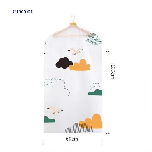 HomiHomi Plastik Cover Sarung Pelindung Baju Pakaian Anti Debu Motif Lucu - CDC002