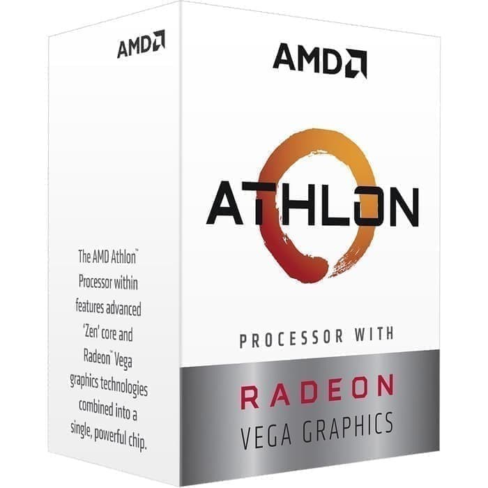 PC GAMING AMD ATHLON 3000G DDR4 8GB SSD VGA VEGA 3 GRAPH 2GB