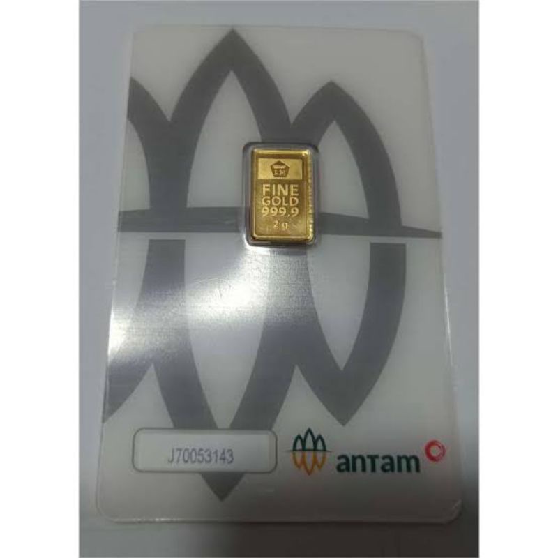 Logam mulia Antam 2 Gram RM certicard