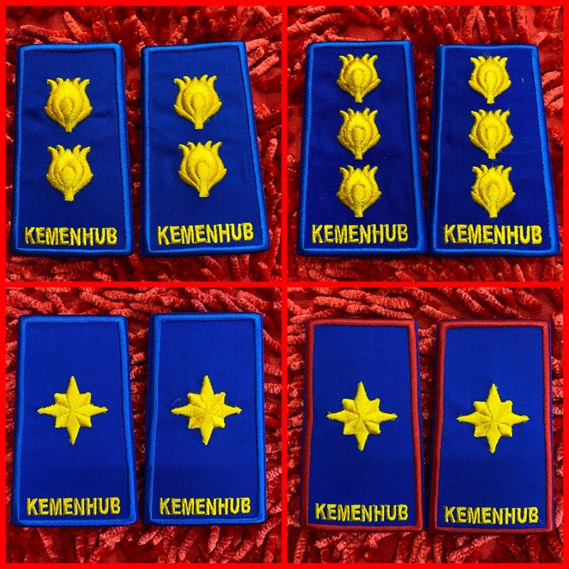 QUALITY pangkat KEMENHUB kementerian perhubungan BORDIR TIMBUL  golongan 4A 4B 4C