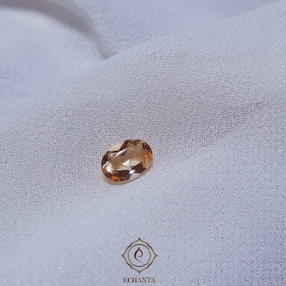 Oval Cut Citrine Stone / batu mulia / batu citrine