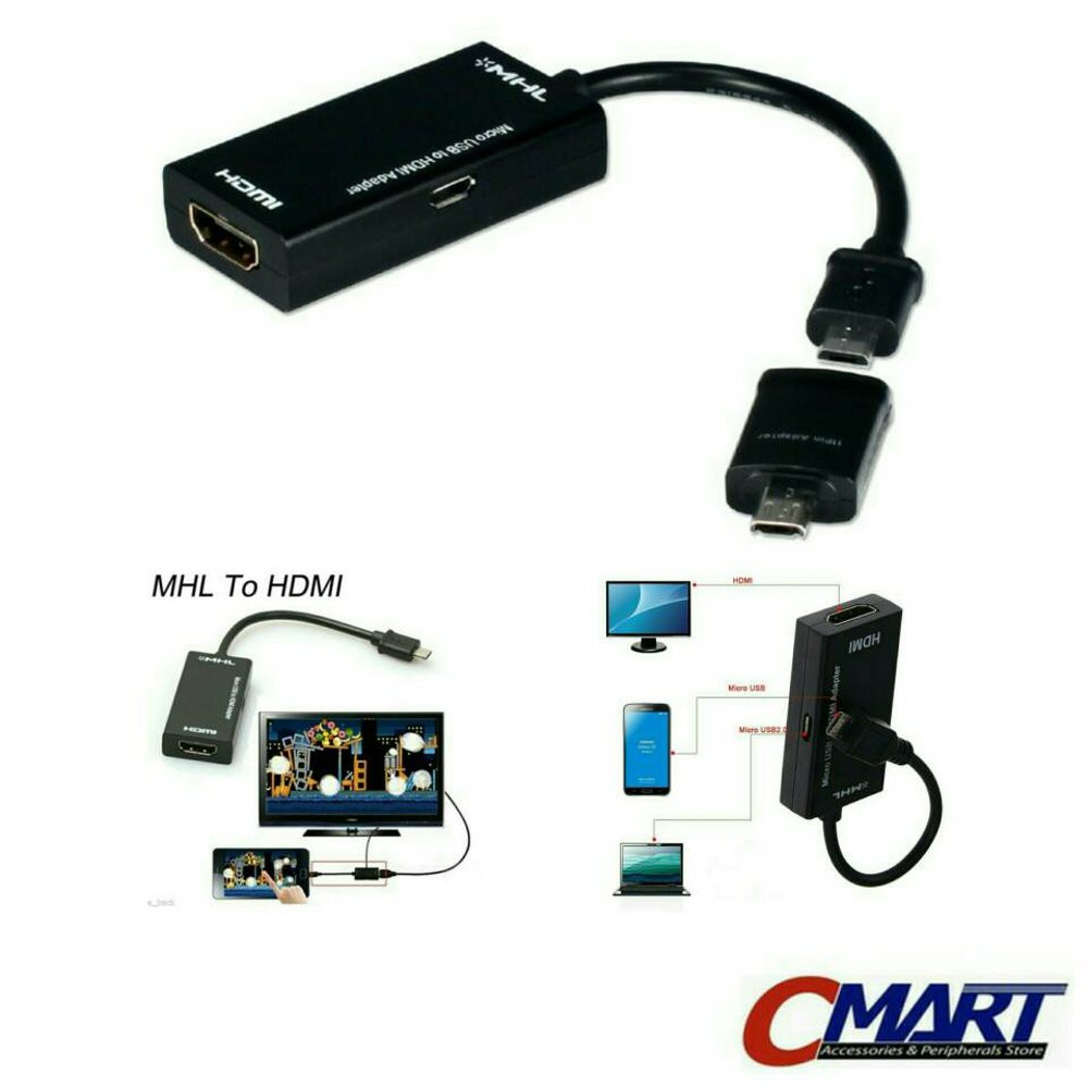 Kabel MHL Adapter Micro USB to HDMI Samsung Android - GRC-UB2CMHDAF11P