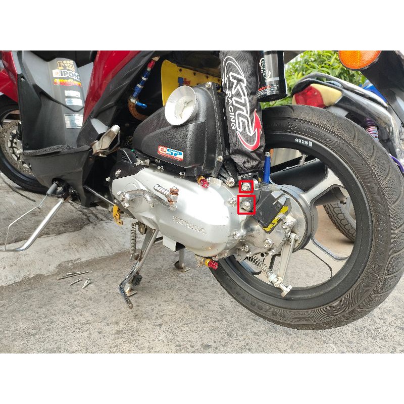 NACOM DV Paketan Baut Shock Becker + Baut sensor Belakang (Model Spyder,Line,Gear)