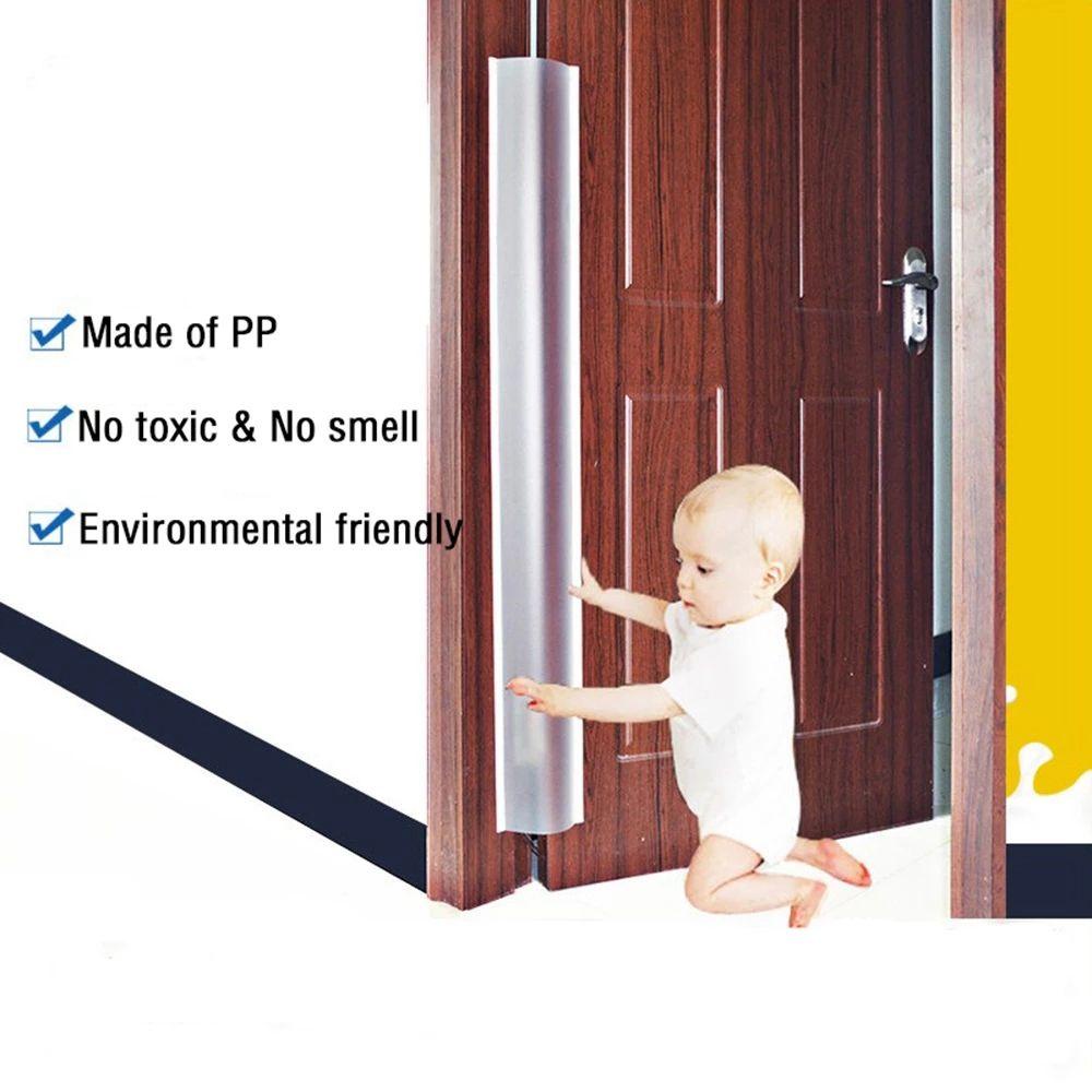 Lanfy Carmen Shield Transparan Serbaguna Untuk Rumah Tk Anti Jepit Tangan Pintu Sliding Door Seam Strip