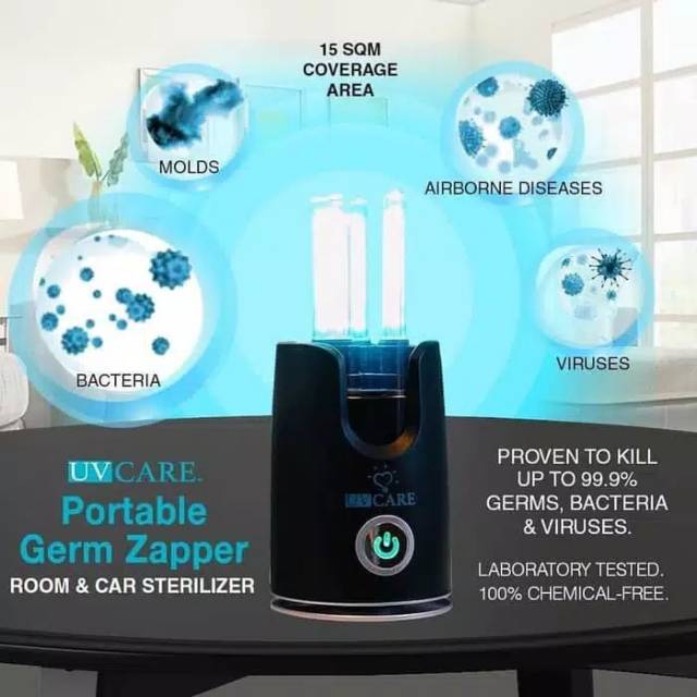 UV Care Room Zapper Portable Sterilizer Alat Sterilisasi Cahaya