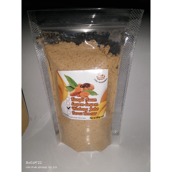 

Jamu tradisional wedang jahe