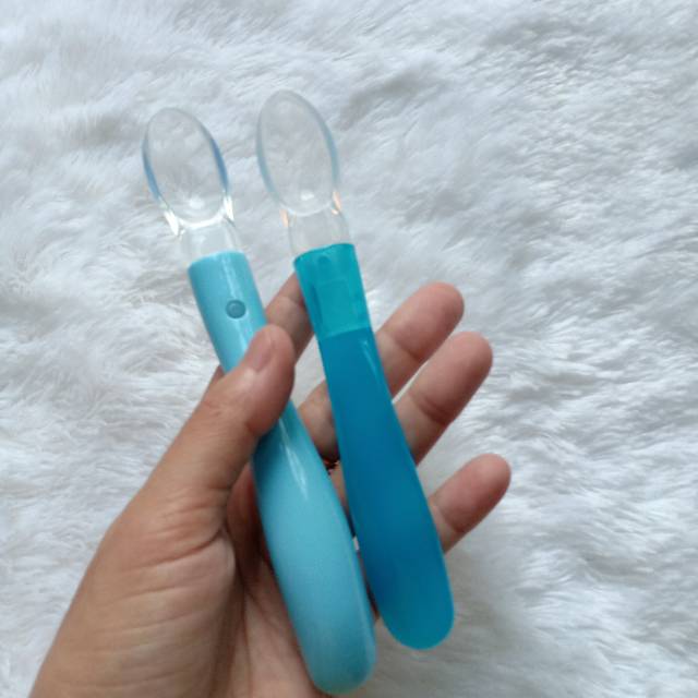 SENDOK MAKAN SILICONE Silikon makan bayi empuk MPASI