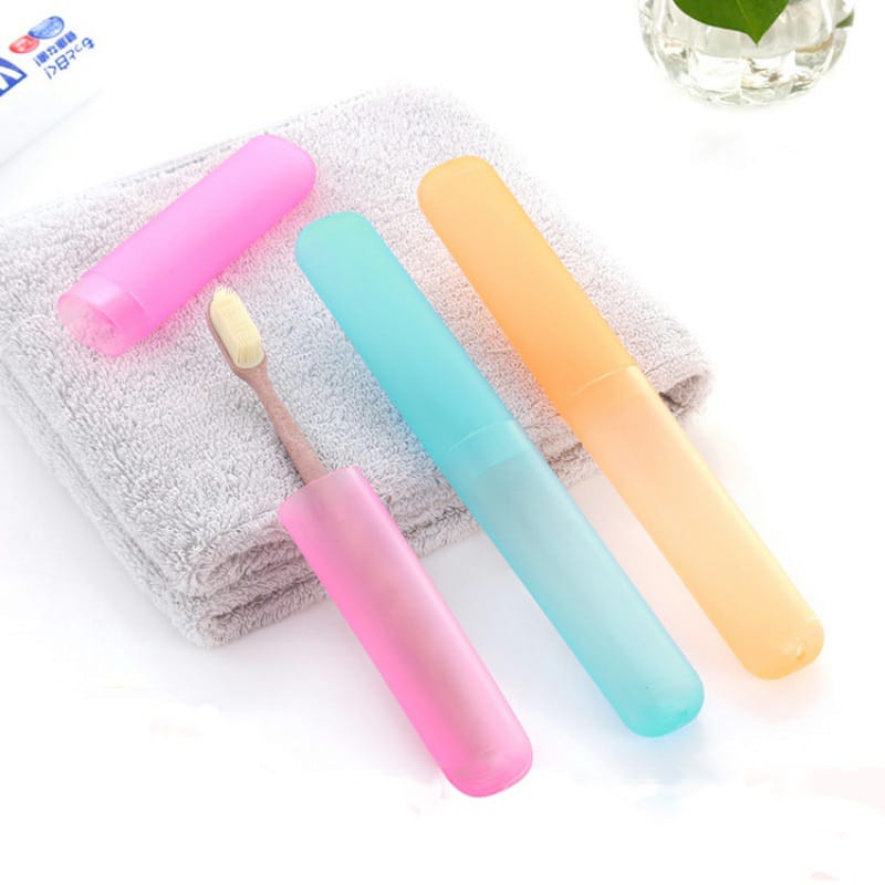 (HJ_888)Kotak Tempat Sikat Gigi Portable Praktis Higienis / Travel Toothbrush Cover Case / Kotak Sikat Gigi /Tempat Sikat Gigi