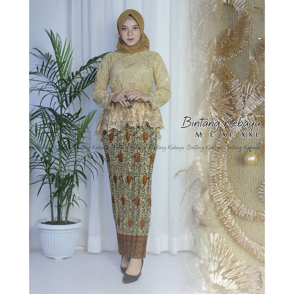 TERBARU PROMO SET  KEBAYA TULLE PINQUIN PIDUSI / SET KEBAYA TULLE  PINQUIN / SET KEBAYA ANAK MUDA