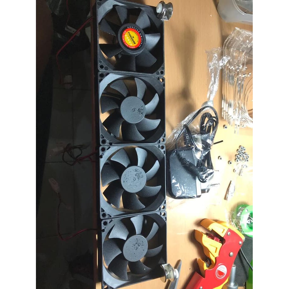 COOLING FAN KIPAS PENDINGIN AQUASCAPE AQUARIUM 4 FAN