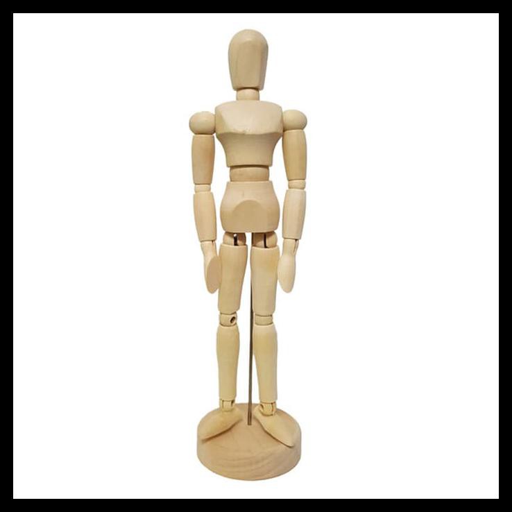 

TERBARU MANEKIN KAYU 20CM (MALE) - WOODEN MANNEQUIN PERALATAN MELUKIS MURAH