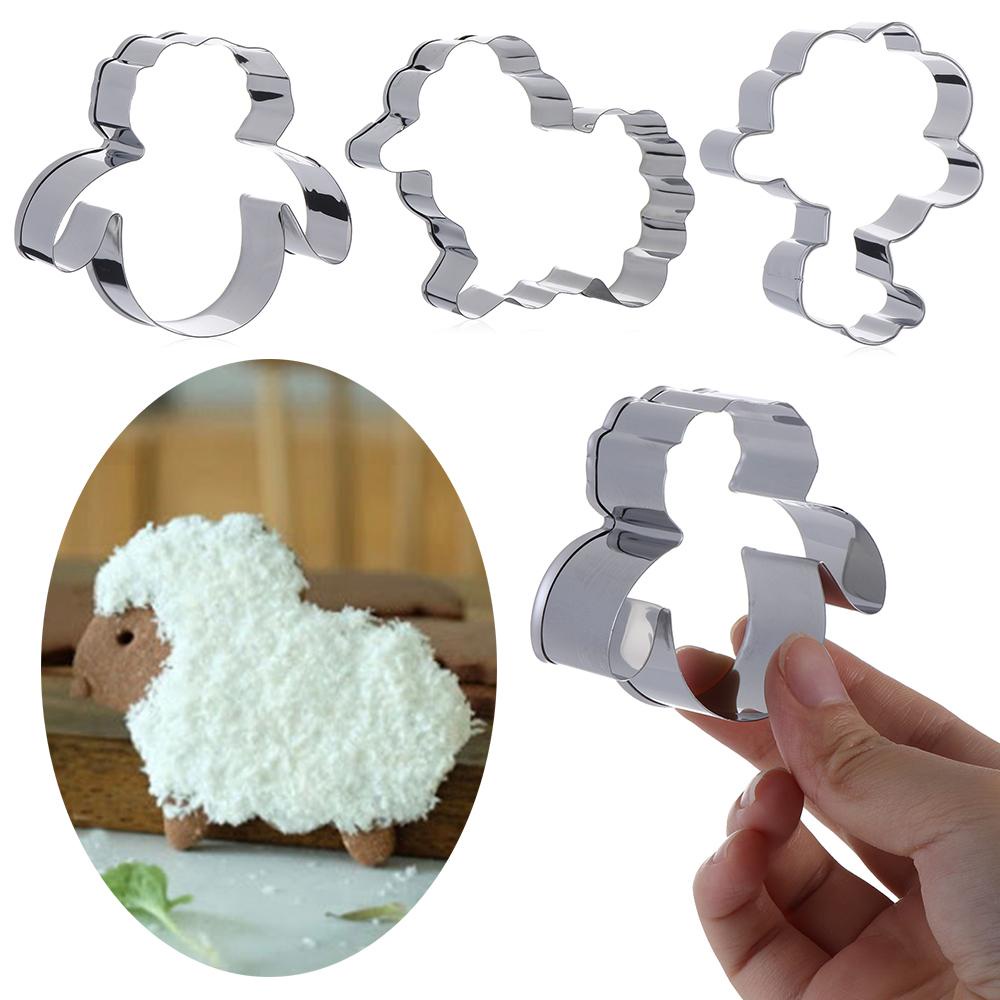 Solighter Sheep Cookie Cutter DIY Kerajinan Baking Pastry Modelling Tools Cetakan Kue