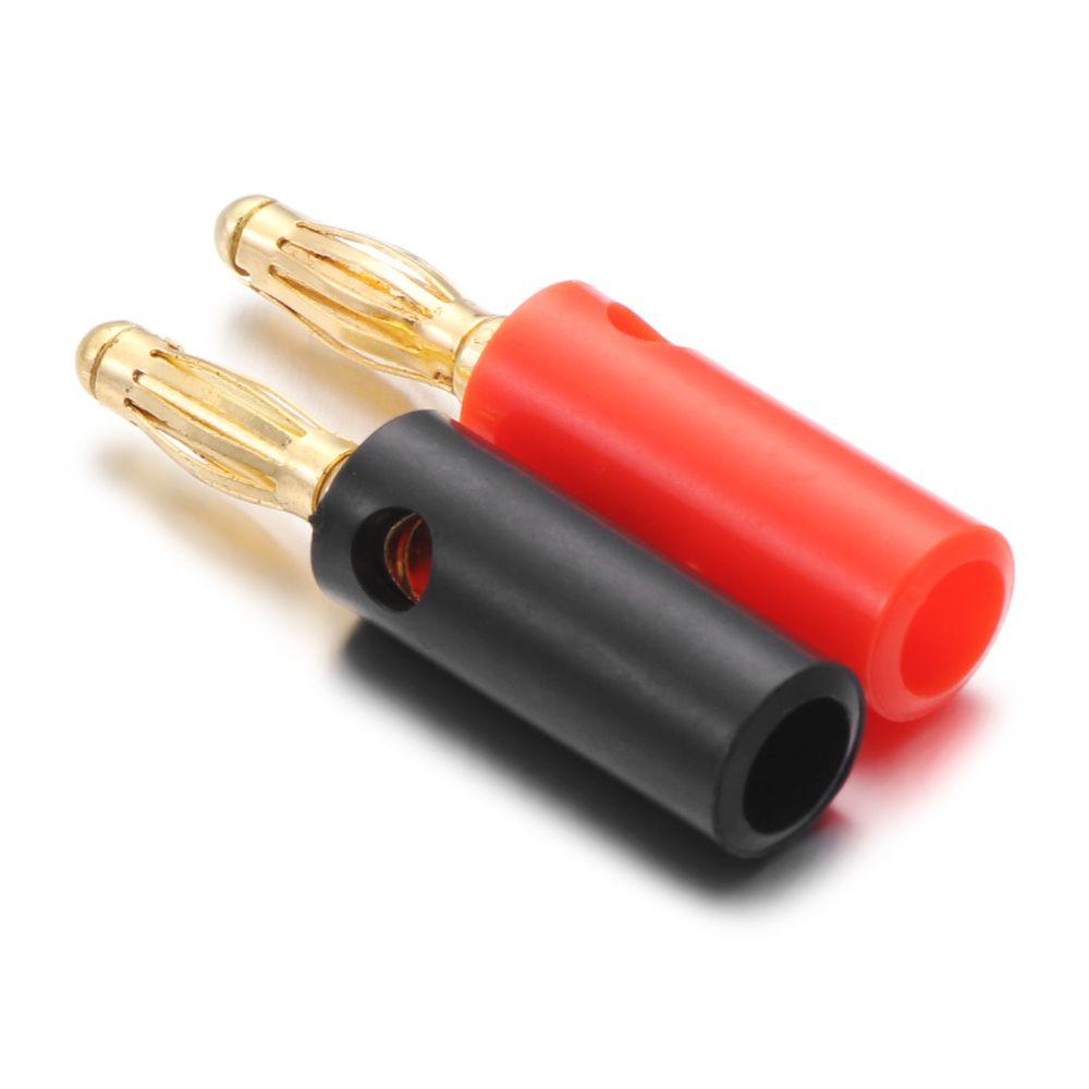 POPULAR Colokan Pisang Populer Speaker 4mm Aksesoris Jack Audio Lapis Emas
