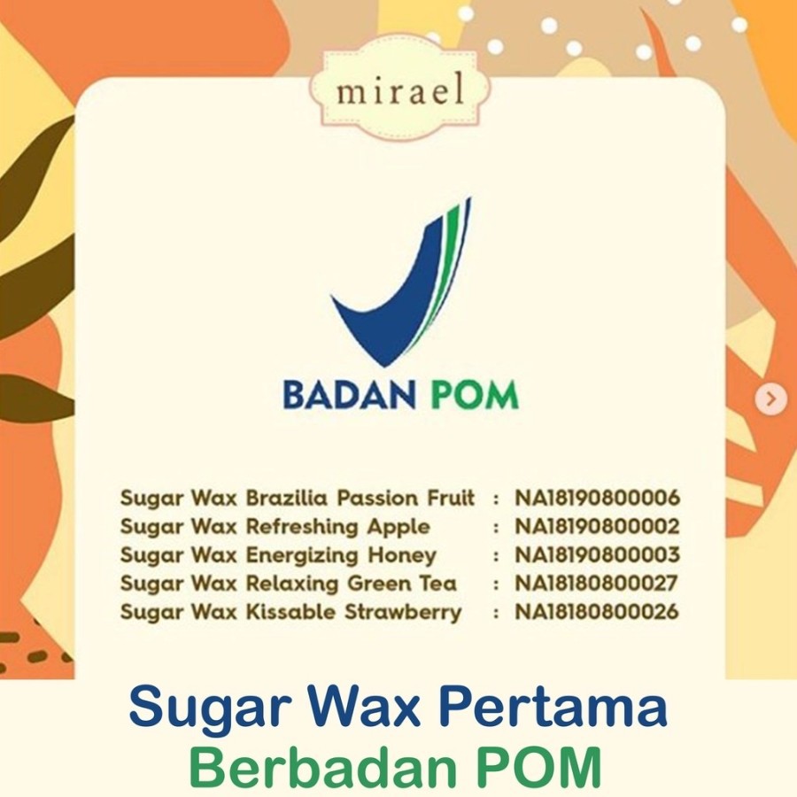 MIRAEL SUGAR WAXING KIT Original Wax Alami Sugarpot  210ML BPOM - PERONTOK BULU - WAXING MIRAEL