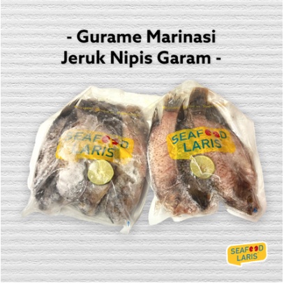 

IKAN GURAME PREMIUM BERSIH MARINASI JERUK NIPIS GARAM 1kg