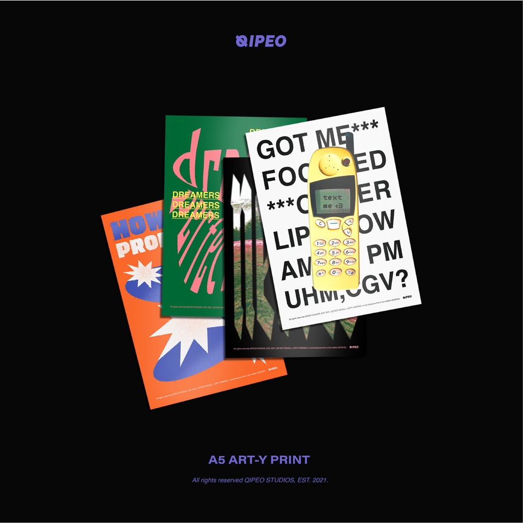 DPR "DREAM" VOL.1 // A5 ART PRINT WALL DECO (KHH KHHRNB UNOFFICIAL MERCH)