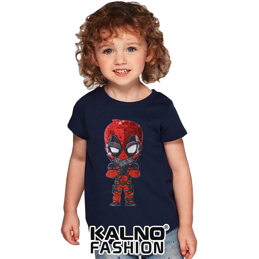 kaos baju anak DADPOOL umur 1 - 7 tahun, baju anak super hero, baju anak karakter