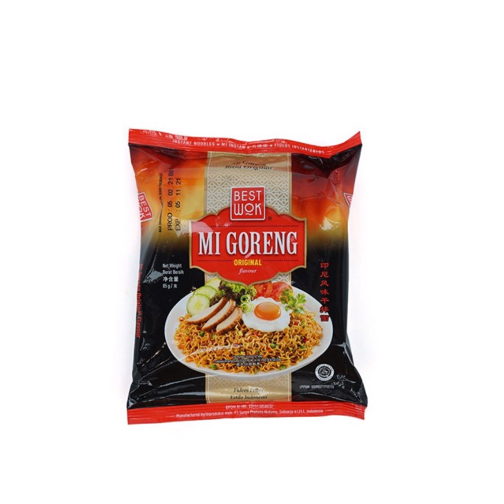 Best Wok Mi Goreng Original Instant Noodle 85gr - Mie Goreng Best Wok