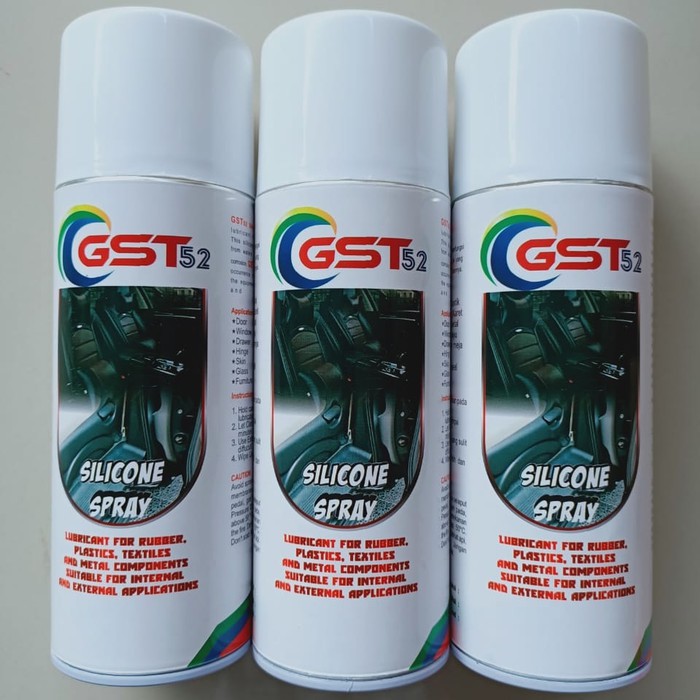 Silicone Spray GST52 Pengkilap Bahan Logam Karet Plastik GST 52