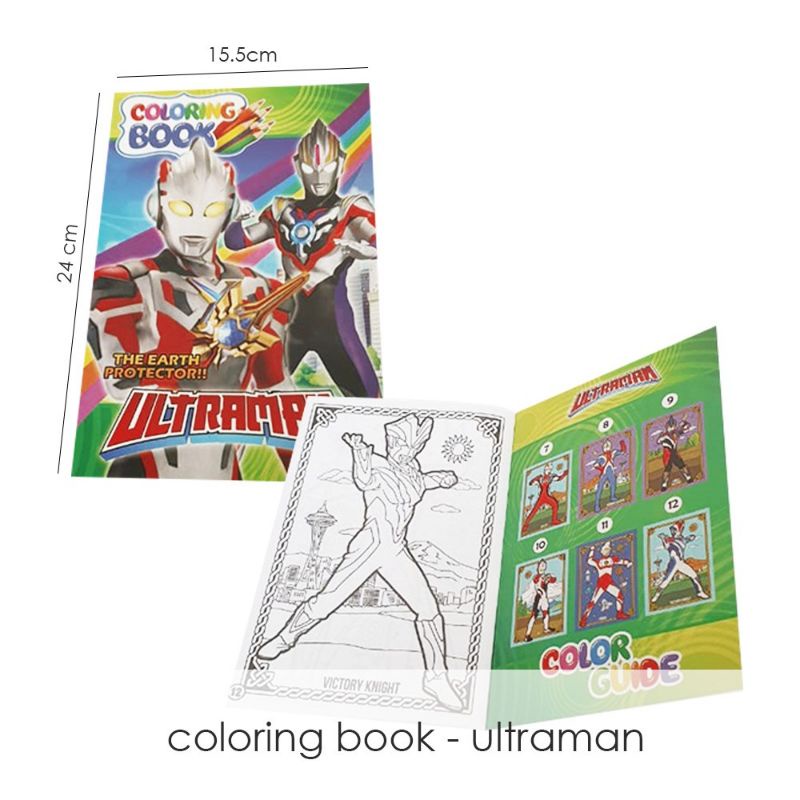 Coloring Book Buku Mewarnai Anak Karakter Tayo Sofia Princess Ultraman Lol Buku Mewarnai Anak 12 Halaman