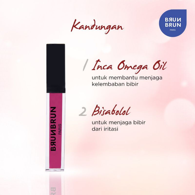 lipstick  matte lip color brunbrun sophie paris