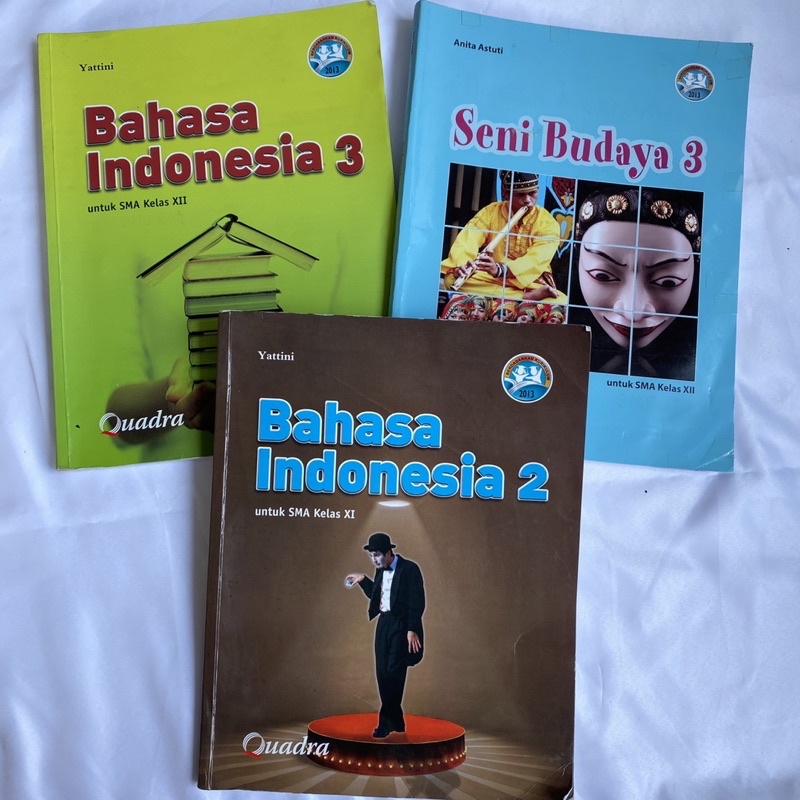 Second Preloved Thrift Buku Paket Sekolah SMA merk Penerbit Quadra Kelas 11 12 XII IPA MIPA IIS BI B