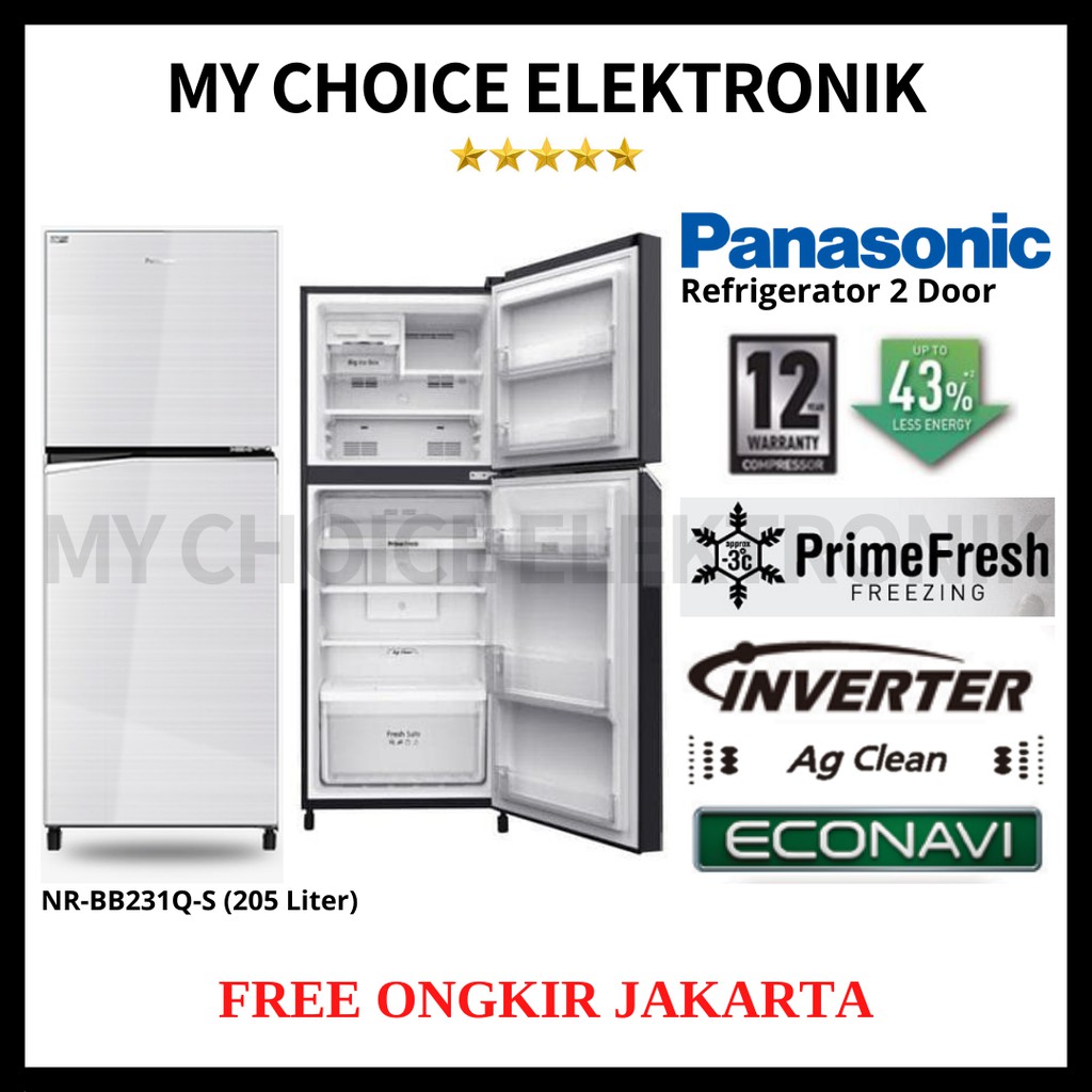 PANASONIC Kulkas NR-BB231QS