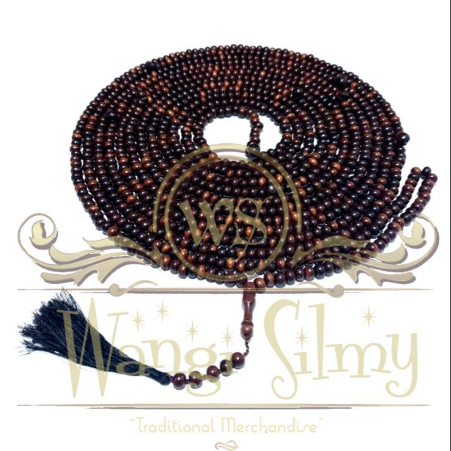 Tasbih 1000 Butir Kayu Stigi Laut 8mm - Tasbeh Kayu Stigi 1000 Butir