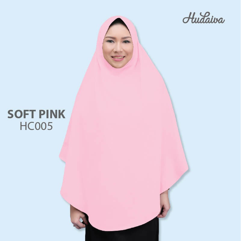 Jilbab Hudaiva Alana HDVA - HC005 Soft Pink